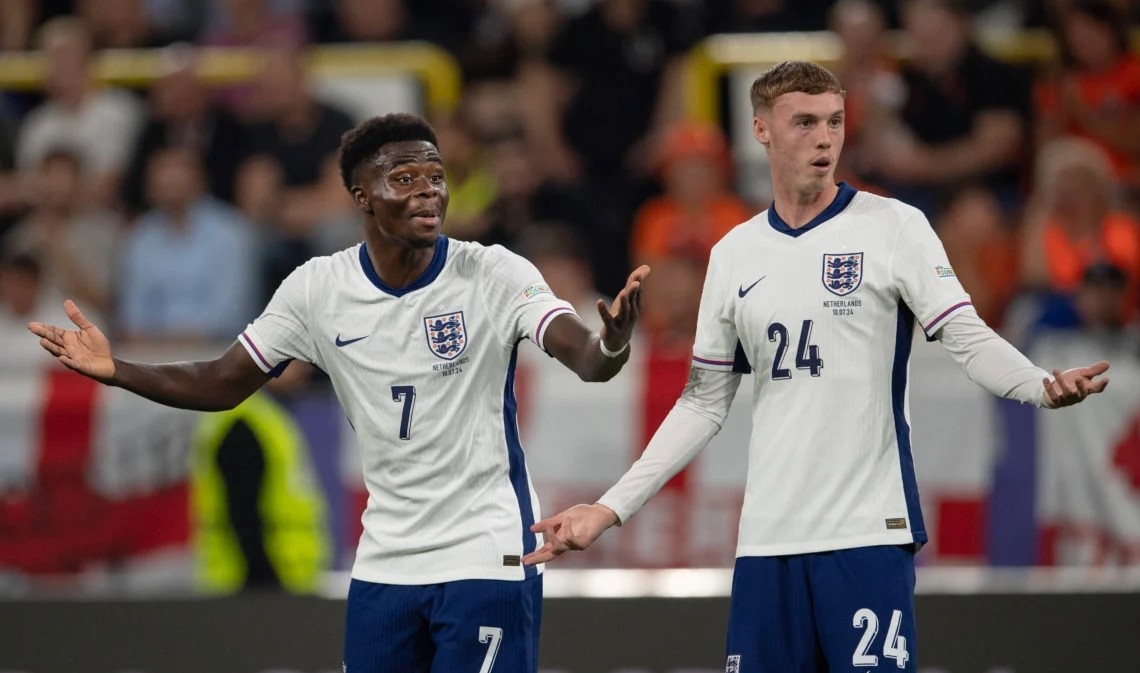 Saka, Palmer, Foden, Rice wajiondoa katika kikosi cha timu ya taifa ya England
