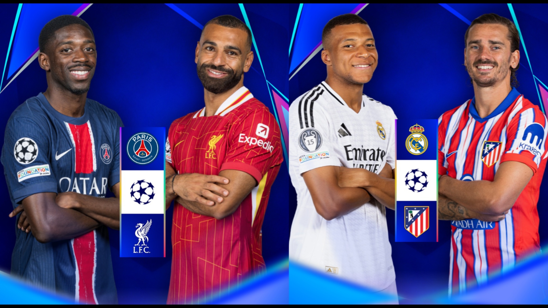 Real Vs Atletico; Liverpool Vs PSG…Mechi Za Kukata Na Shoka Raundi Ya16 UCL