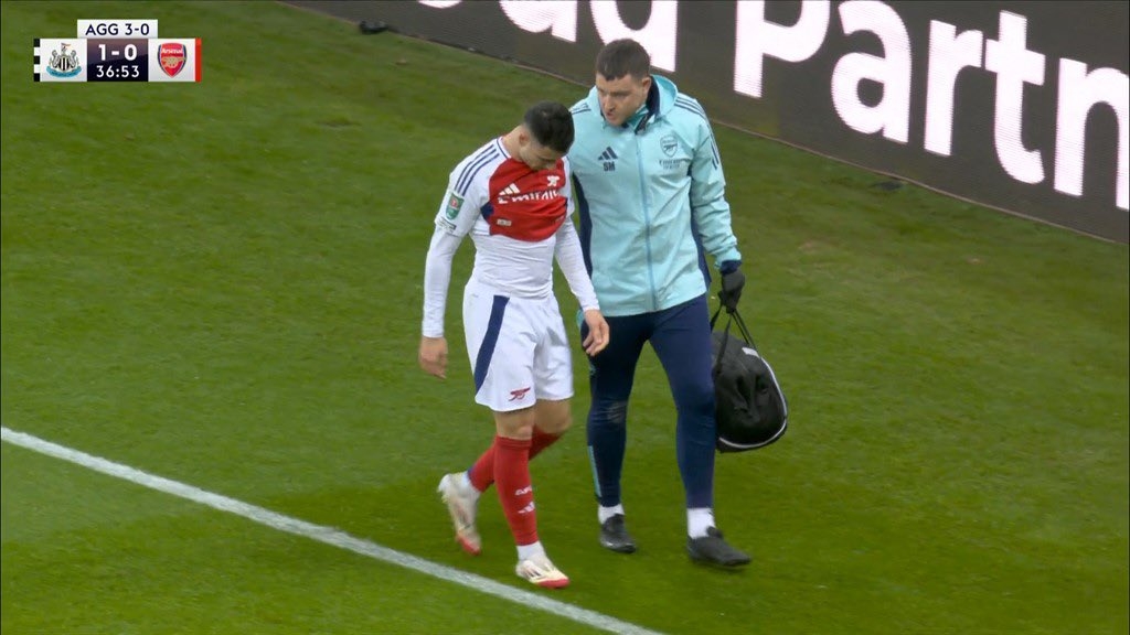 Pigo Zaidi! Mashambulizi ya Arsenal Yazidi Kudhoofika Huku Gabriel Martinelli Akiugua Jeraha