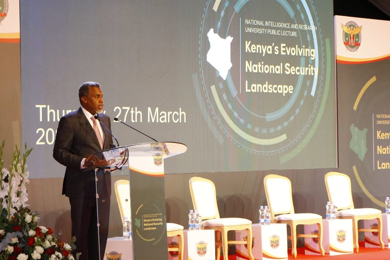 Mkurugenzi wa NIS Noordin Haji  na mkuu wa majeshi Charles Kahariri  wazungumzia hali ya usalama wa taifa