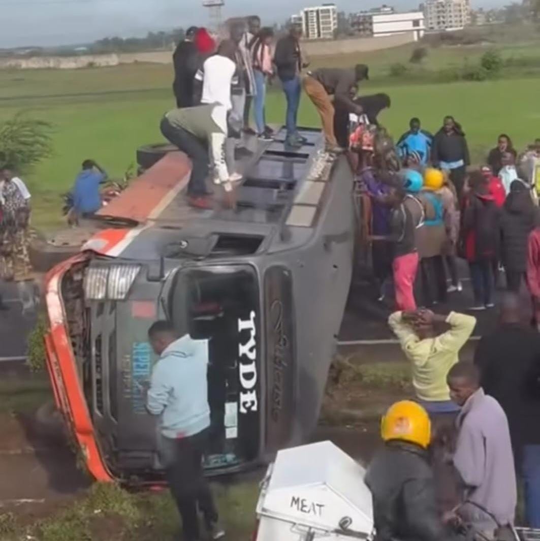 Basi la Super Metro lahusika katika ajali kwenye Barabara ya Thika
