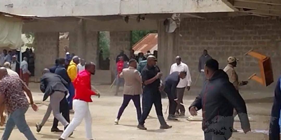 Machafuko yazuka kanisani, risasi zikifyatuliwa hewani wakati wa ziara ya Gachagua