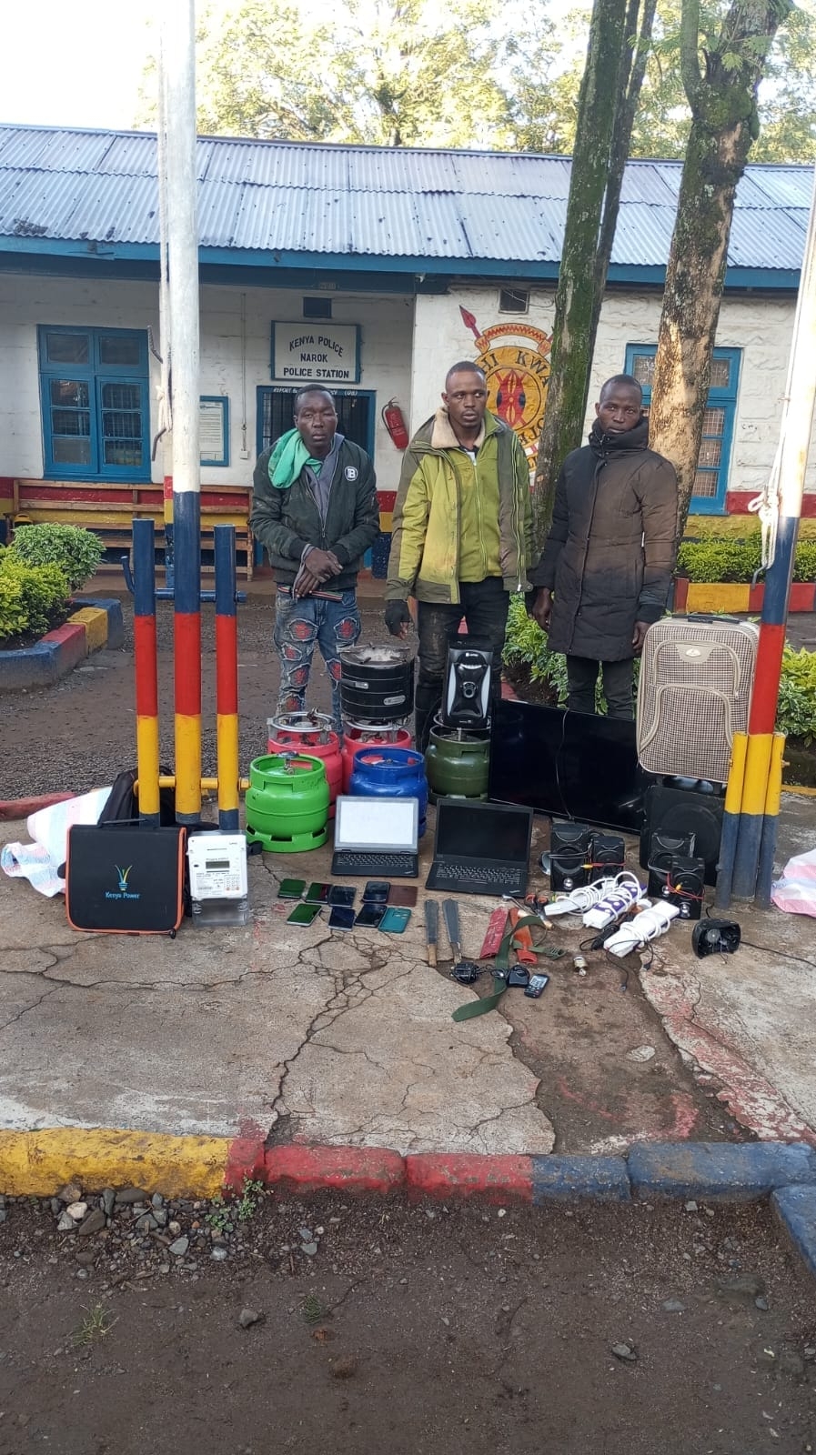 Washukiwa 3 wa wizi wa vifaa vya kielekitroniki wakamatwa Narok