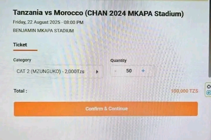 Wakenya Wanunua Tiketi Kuzuia Mashabiki wa Tanzania CHAN 2024
