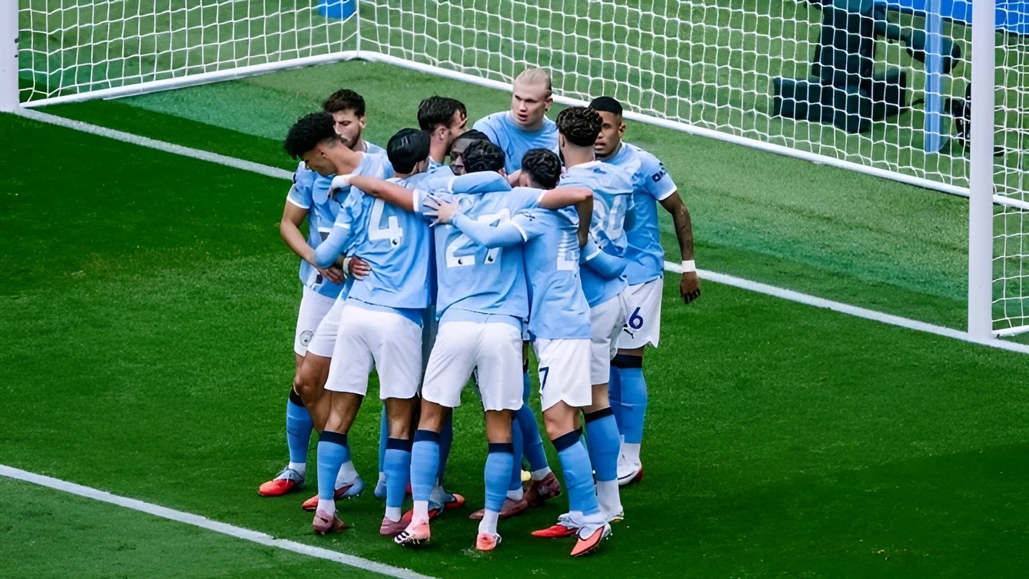 Man City Yabomoa Burnley 5-1, Haaland Achania Moto Etihad