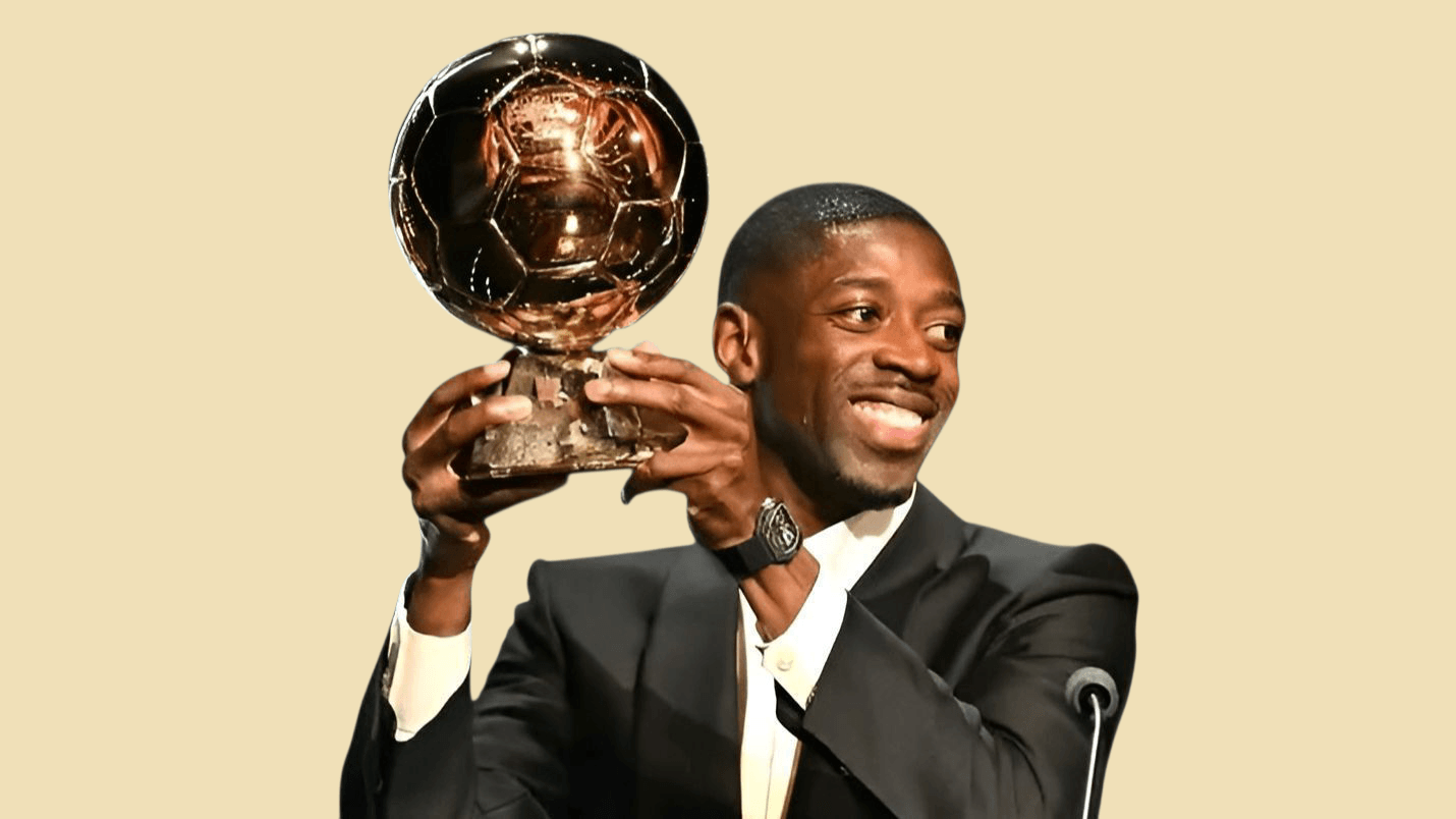 Mshambuliaji wa PSG Ousmane Dembele Ashinda Ballon d’Or